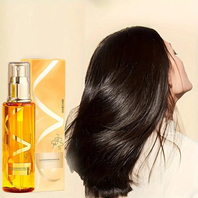 FiosGold™: Spray Finalizador para Cabelos - Hidrata, Nutre, Alisa e Fortelece os Fios