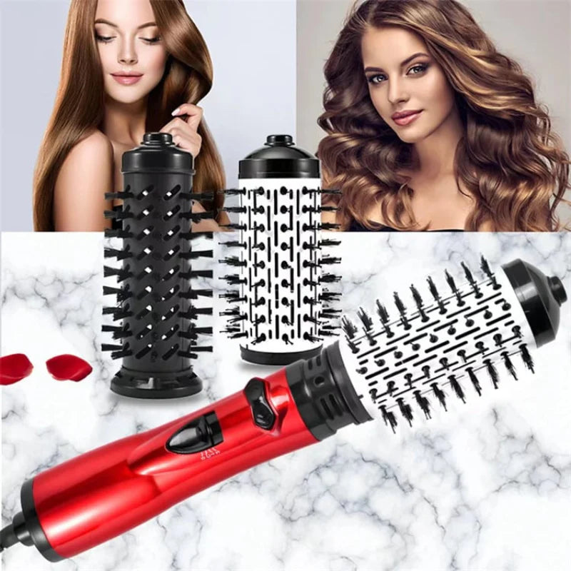 Escova Secadora Rotativa Pro Styler - Giros em 360º [Seca, alisa, modela e dá brilho]