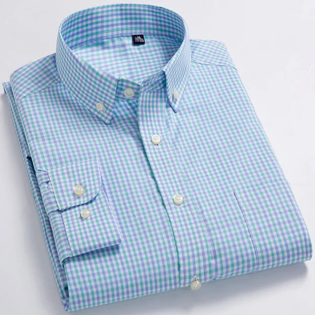 Camisa Xadrez de Manga Longa