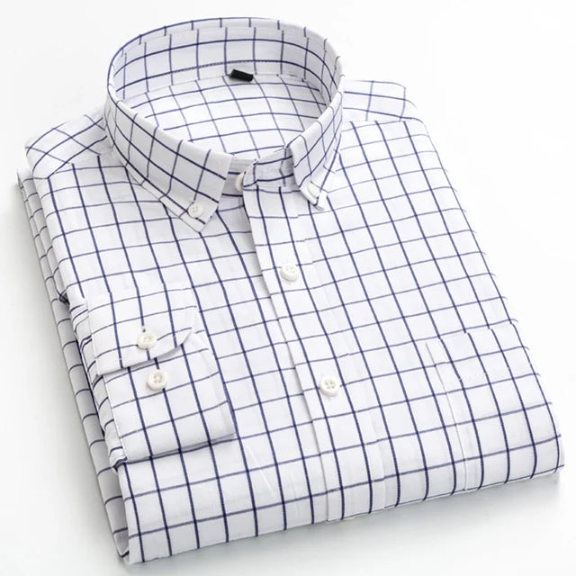Camisa Xadrez de Manga Longa