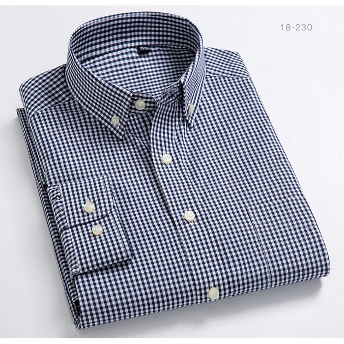 Camisa Xadrez de Manga Longa