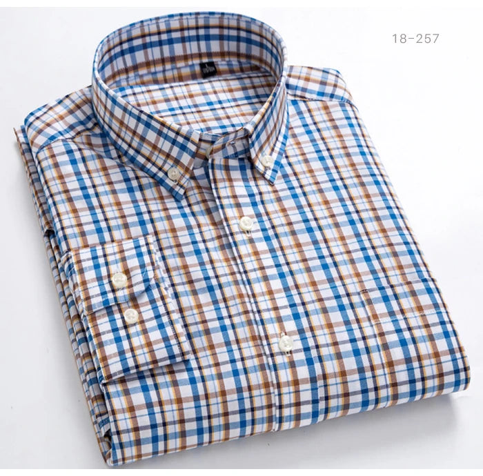 Camisa Xadrez de Manga Longa