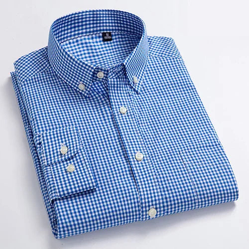 Camisa Xadrez de Manga Longa