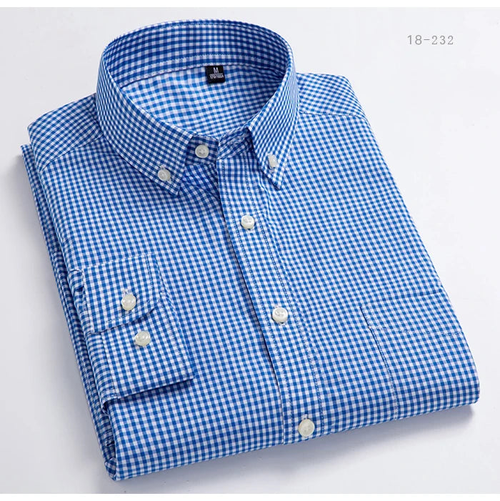 Camisa Xadrez de Manga Longa