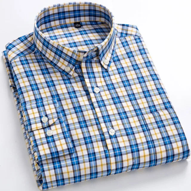 Camisa Xadrez de Manga Longa