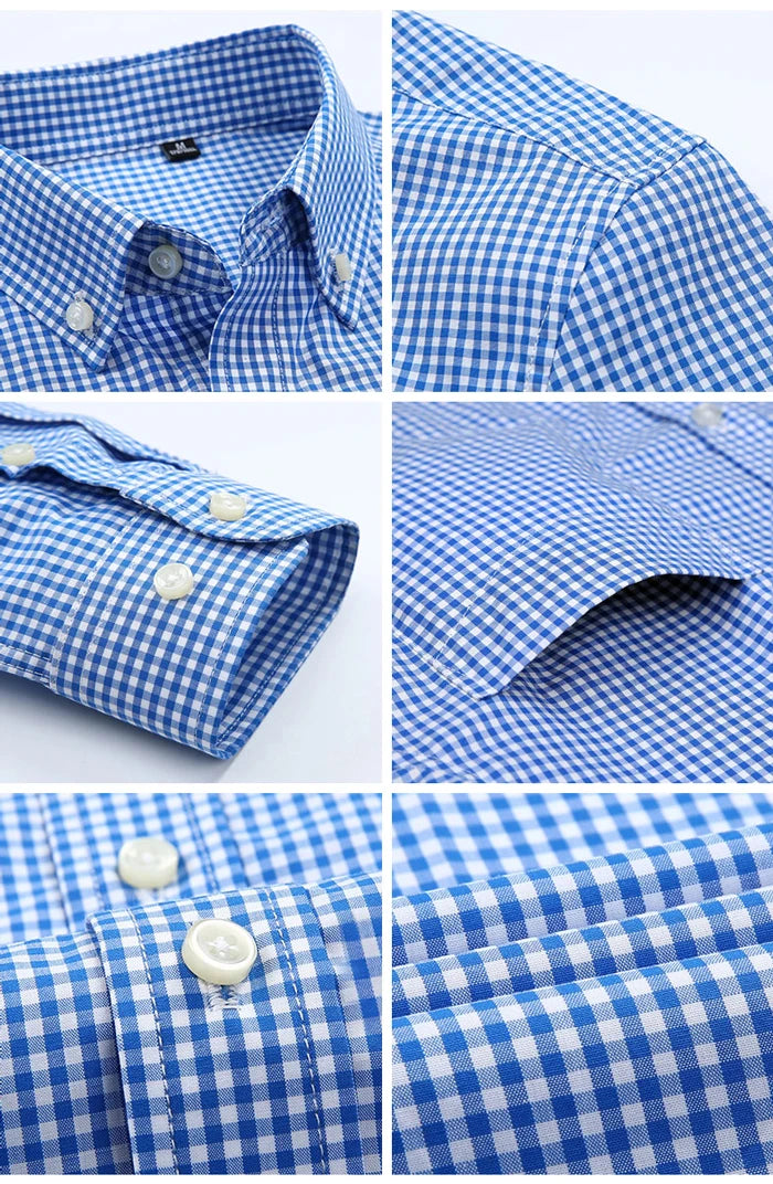 Camisa Xadrez de Manga Longa