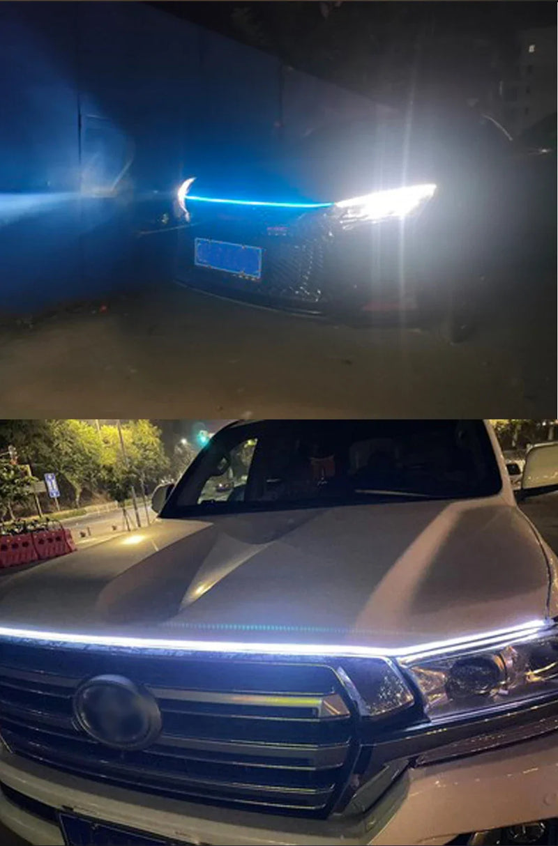 Luz Diurna Decorativa para Capô de Carro