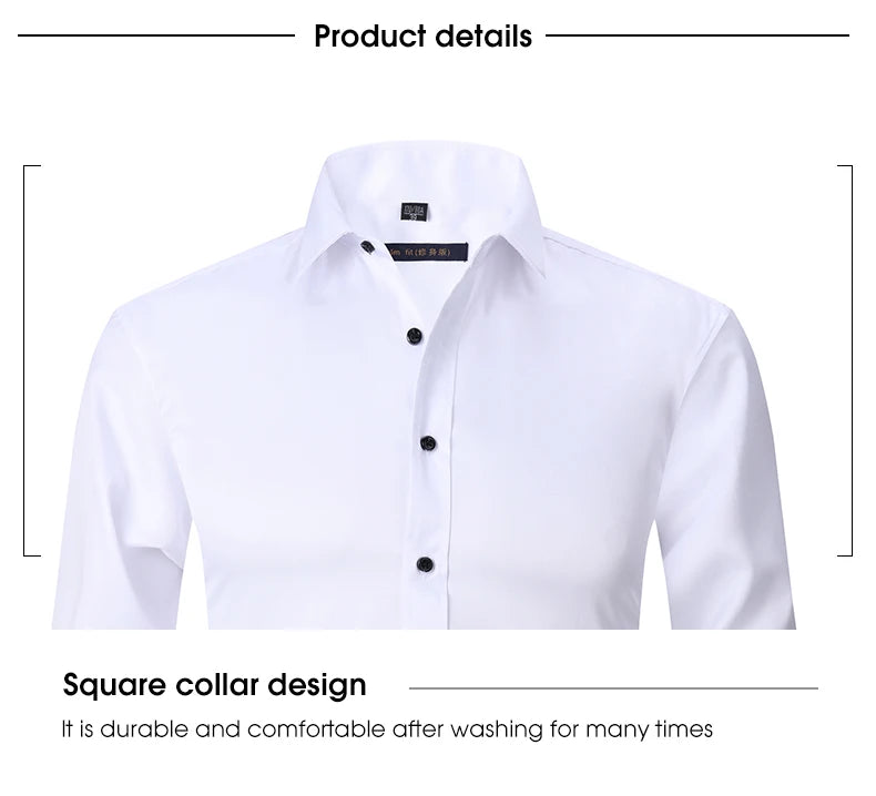 Camisa Social Masculina Slim Fit Sem Passar