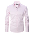 Camisa Social Masculina Slim Fit Sem Passar