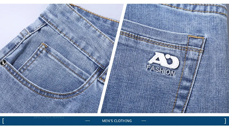 Calça Jeans Masculina Slim Tecido Stretch