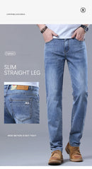 Calça Jeans Masculina Slim Tecido Stretch