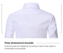 Camisa Social Masculina Slim Fit Sem Passar