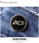 Calça Jeans Masculina Reta Slim