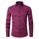 Camisa Social Masculina Slim Fit Sem Passar