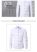 Camisa Social Masculina Slim Fit Sem Passar