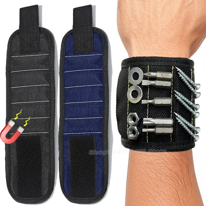 Pulseira Magnética Porta-Parafusos e Ferramentas
