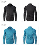 Camisa Social Masculina Slim Fit Sem Passar