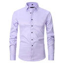Camisa Social Masculina Slim Fit Sem Passar