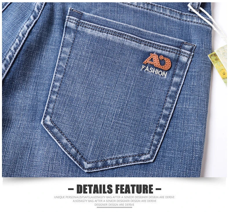 Calça Jeans Masculina Reta Slim