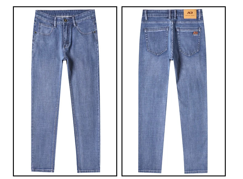 Calça Jeans Masculina Reta Slim