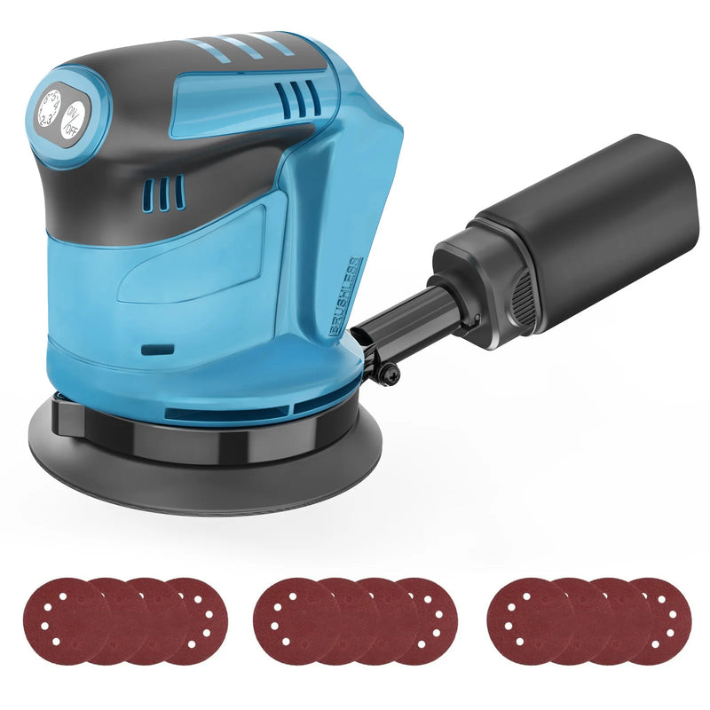 Makita Lixadeira Orbital Sem Fio 18V de 125mm Sem Bateria