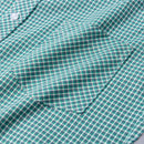 Camisa Casual Xadrez Manga Curta 100% Algodão