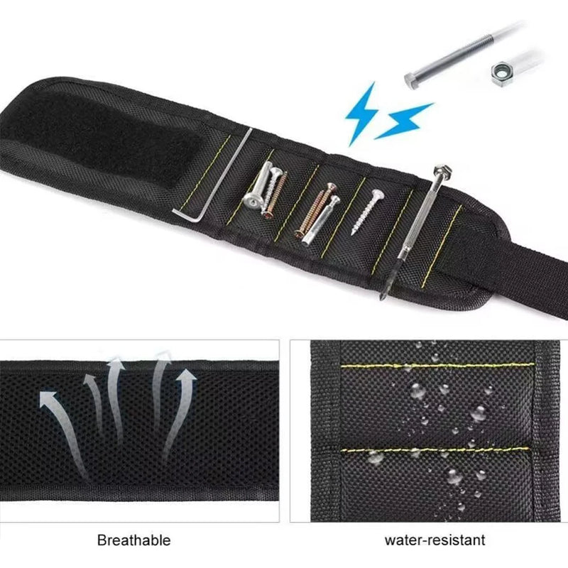 Pulseira Magnética Porta-Parafusos e Ferramentas