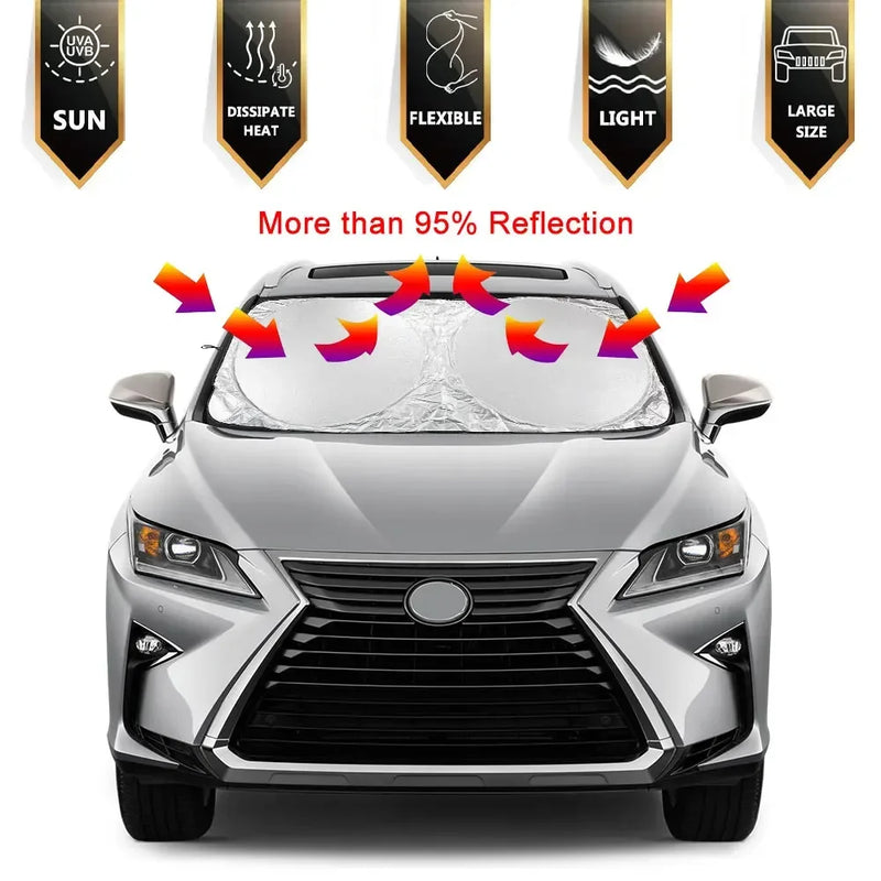 Protetor Solar para Para-brisa de Carro com Proteção UV