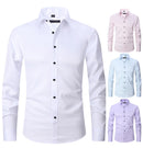 Camisa Social Masculina Slim Fit Sem Passar
