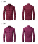 Camisa Social Masculina Slim Fit Sem Passar