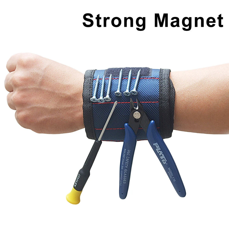 Pulseira Magnética Porta-Parafusos e Ferramentas
