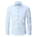 Camisa Social Masculina Slim Fit Sem Passar