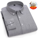 Camisa Social Oxford Slim Fit 100% Algodão Premium