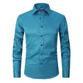 Camisa Social Masculina Slim Fit Sem Passar