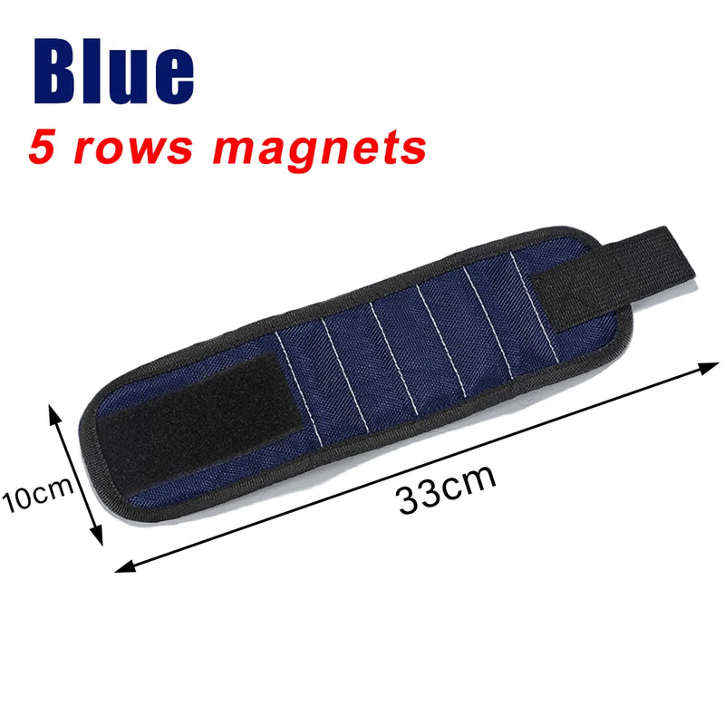 Pulseira Magnética Porta-Parafusos e Ferramentas